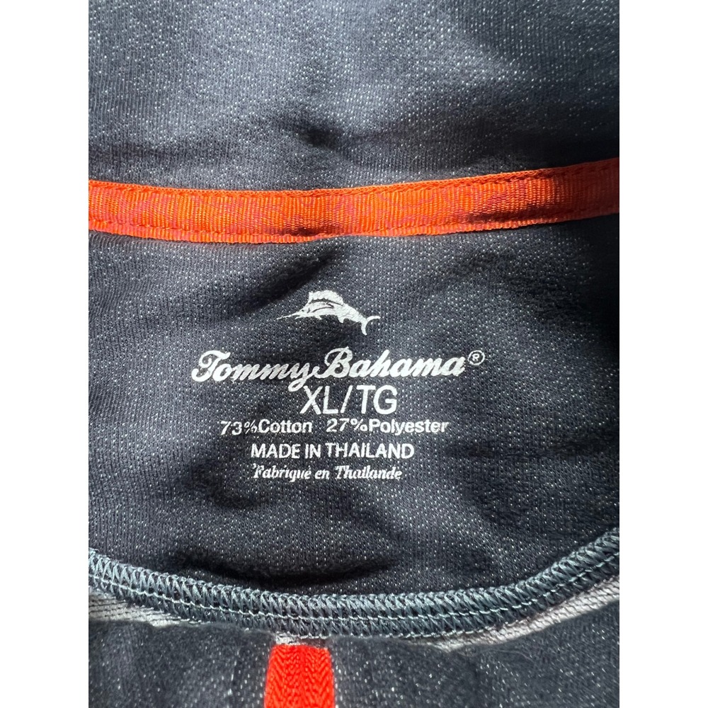 Tommy Bahama Jacket Mens XL Gray University of Miami Hurricanes Full Zip Track - Picture 2 of 5